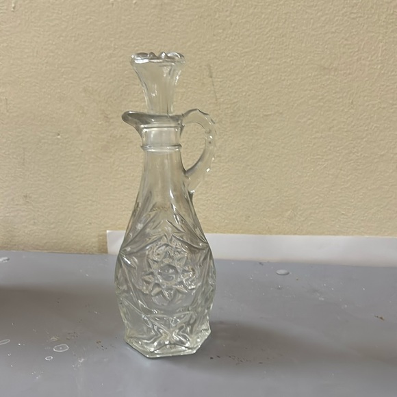 Other | Vintage Anchor Hocking Condiment Bottle Star Of David Starburst ...